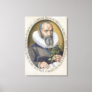 Toile Portrait de Basil Besler (1561-1629) en 1612, de