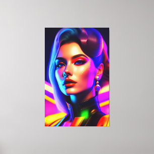 Toile Portrait de Beauté