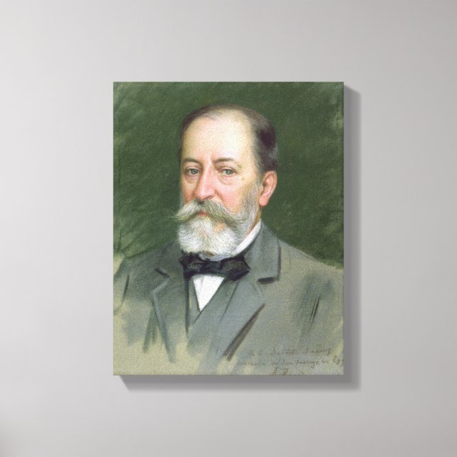 Toile Portrait de Camille Saint-Saens 1903 (Recto)