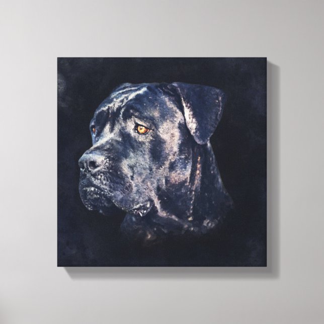 Toile Portrait de Cane Corso (Recto)