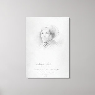 Toile Portrait de Catherine Blake (1762-1831) après un d