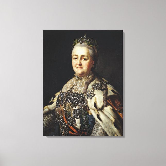 Toile Portrait de Catherine II de Russie (Recto)