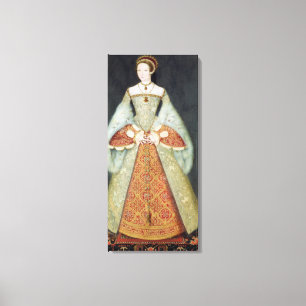 Toile Portrait de Catherine Parr (1512-48), 1545