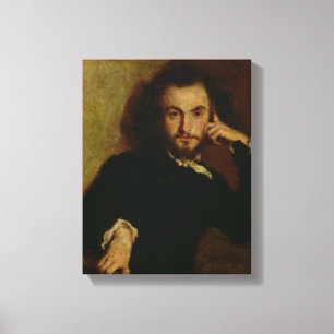 Toile Portrait de Charles Baudelaire 1844