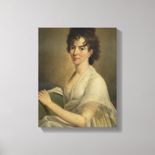 Toile Portrait de Constanze veuve Mozart, 1802