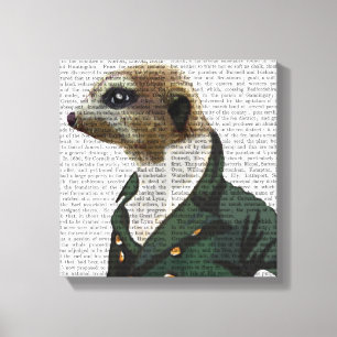 Toile Portrait de Dandy Meerkat