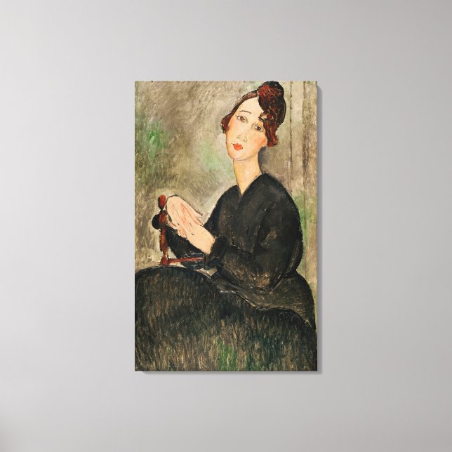 Toile Portrait de Dedie Hayden, 1918 (Recto)