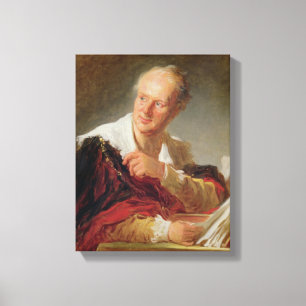 Toile Portrait de Denis Diderot c.1769