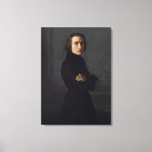 Toile Portrait de Franz Liszt 1839