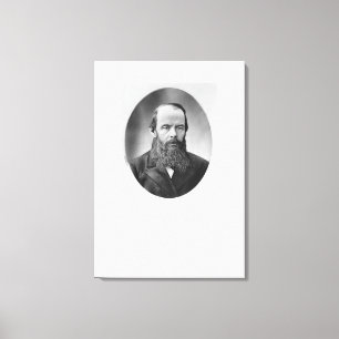 Toile Portrait de Fyodor Mikhailovich Dostoyevsky
