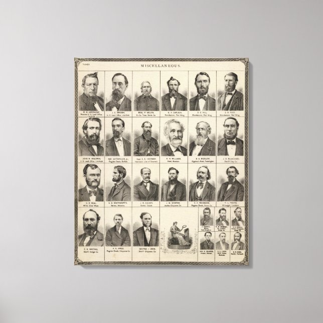 Toile Portrait de Greenleaf, Minnesota (Recto)