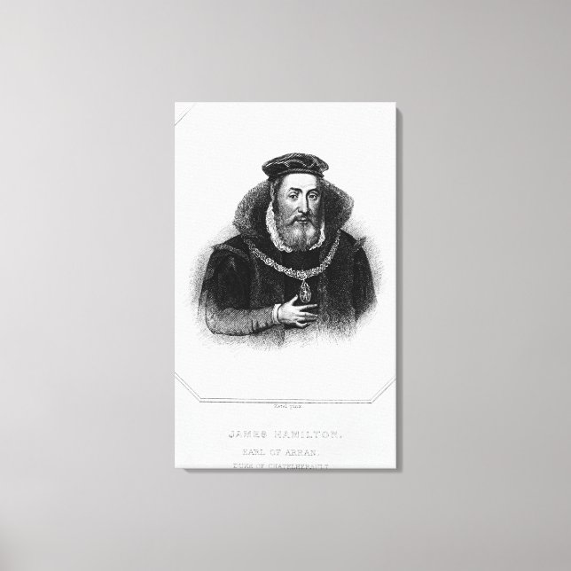 Toile Portrait de James Hamilton 2e comte d'Arran (Recto)