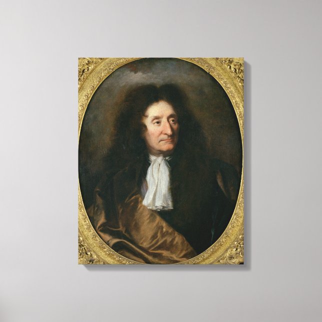 Toile Portrait de Jean de La Fontaine (Recto)