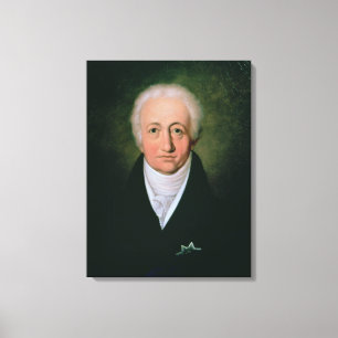 Toile Portrait de Johann Wolfgang von Goethe, 1818