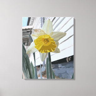 Toile Portrait de jonquille