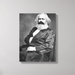 Toile Portrait de Karl Marx (Fondateur du marxisme)