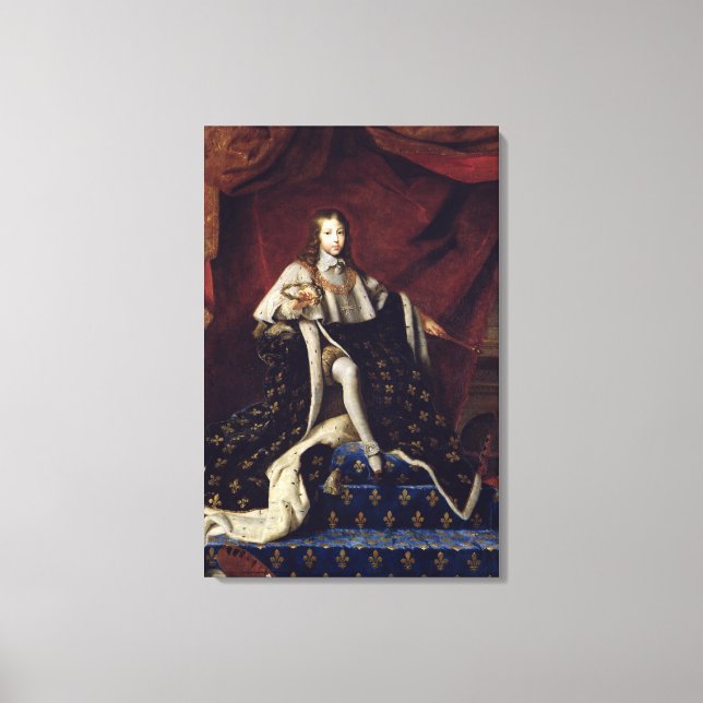 Toile Portrait de Louis XIV âgé de 10, 1648 (Recto)