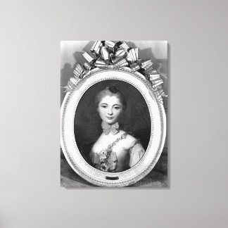 Toile Portrait de Louise Honorine Crozat du Chatel