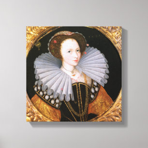 Toile Portrait de Madame avec grand Ruff