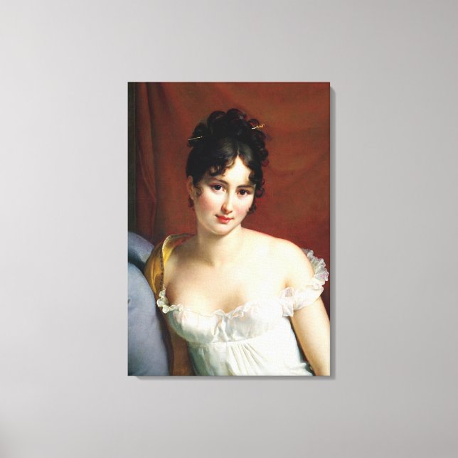 Toile Portrait de Madame Recamier (Recto)