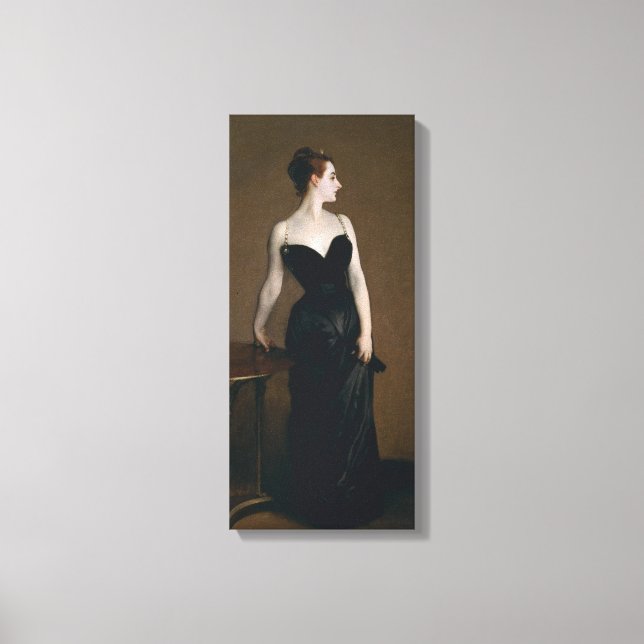 Toile Portrait de Madame X par John Singer Sargent, 1884 (Recto)