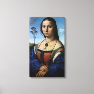 Toile Portrait de Maddalena Doni par Raphael Sanzio