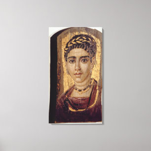 Toile Portrait de maman d'une femme, de Fayum, Romano-Eg