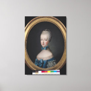 Toile Portrait de Marie-Antoinette de