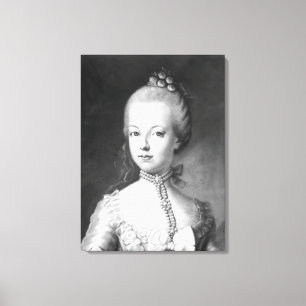 Toile Portrait de Marie-Antoinette du Habsbourg