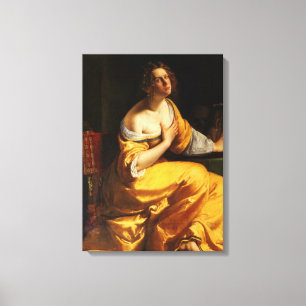 Toile Portrait de Mary Magdalene (Artemisia Gentileschi)