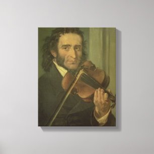 Toile Portrait de Niccolo Paganini
