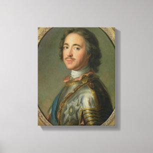 Toile Portrait de Peter le grand
