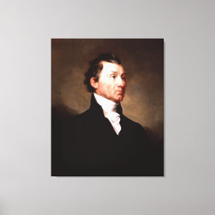 Toile Portrait de président JAMES MONROE par Samuel