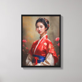 Toile Portrait de princesse chinoise