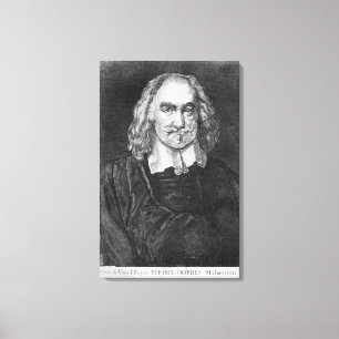 Toile Portrait de Thomas Hobbes