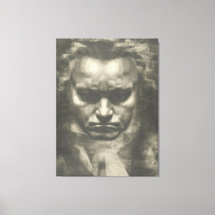 Toile Portrait de Van Beethoven