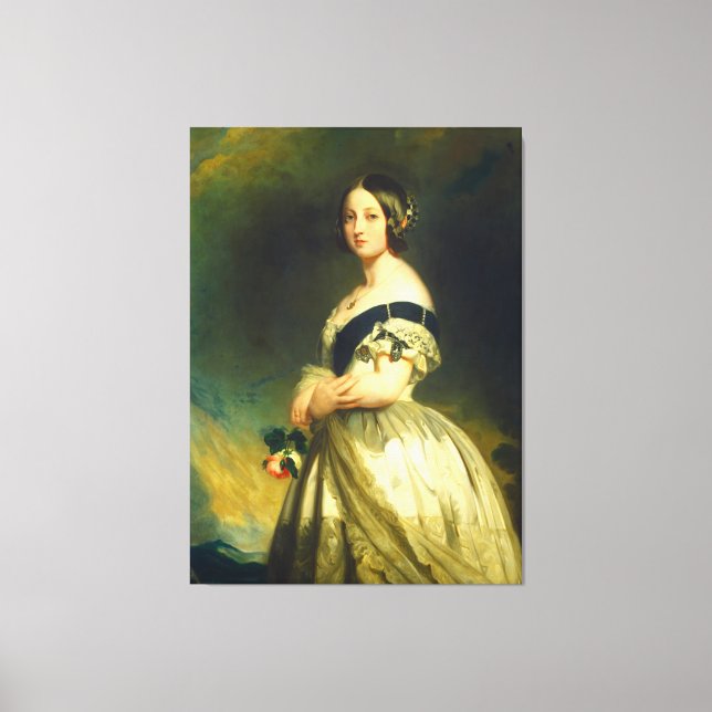 Toile Portrait de Young Queen Victoria (Recto)