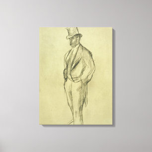 Toile Portrait d'Edgar Degas de Ludovic Halevy
