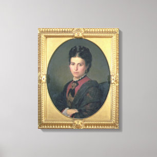 Toile Portrait d'Emilia Sampieri, 1870 (huile sur la