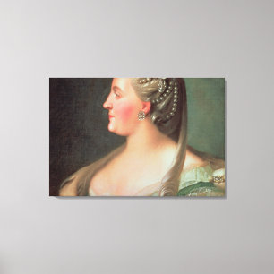 Toile Portrait d'impératrice Catherine II le grand