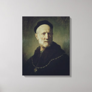 Toile Portrait du père de Rembrandt