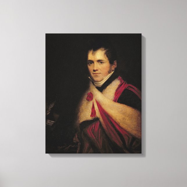 Toile Portrait du révérend Edward Daniel Clarke c.1822 (Recto)