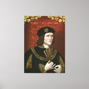 Toile Portrait du roi d'Angleterre Richard III