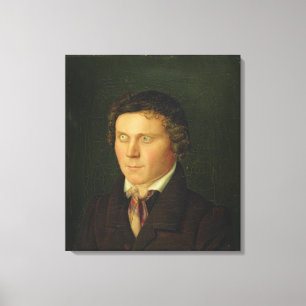 Toile Portrait d'un garçon aveugle