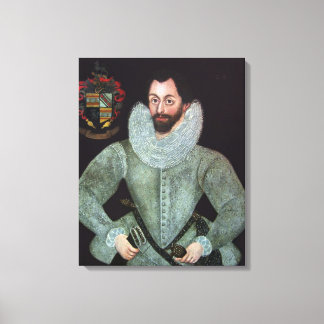 Toile Portrait d'un Gentleman de la famille Weaver c1600