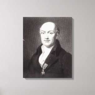 Toile Portrait en Jean Baptiste Joseph Delambre