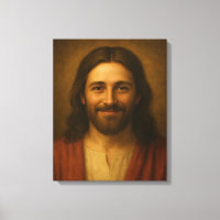 Portrait Jésus Christ #3™ LDS Peinture murale