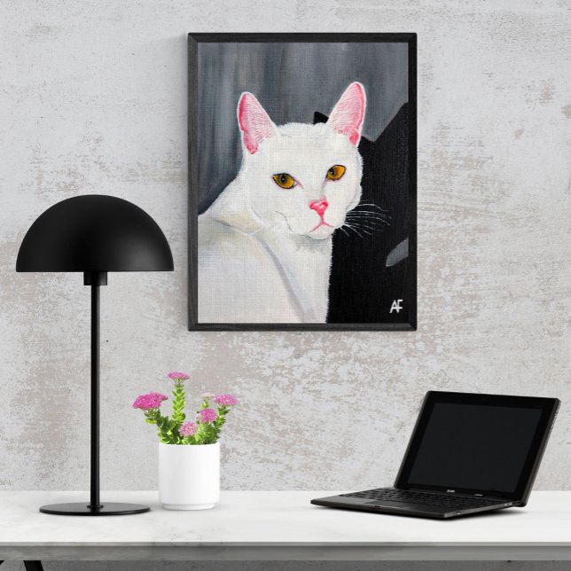 Toile Portrait of Blanca Painting by Alfred Fox (Créateur téléchargé)