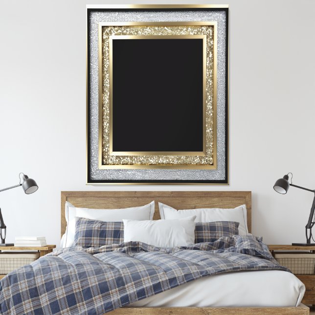Toile portrait personnalisé - Premium (Insitu(Chambre))