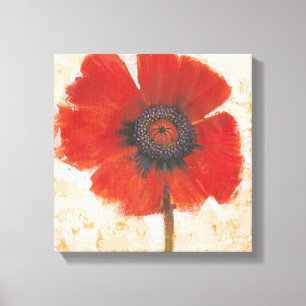 Toile Portrait Red Poppy